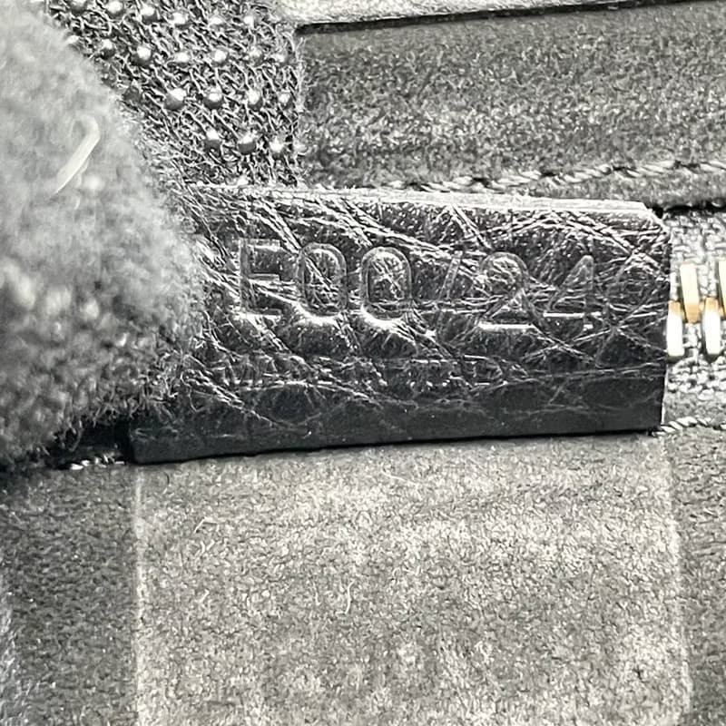 【母親節優惠】中古二手Celine藍黑色皮革腋下包側背單肩孭小手袋