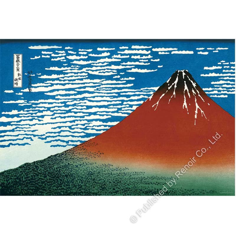 雷諾瓦拼圖文化坊/凱風快晴/1008片拼圖/葛飾北齋