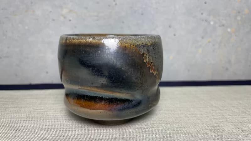 主人杯/柴燒/手工/落灰/火痕/楊博戎