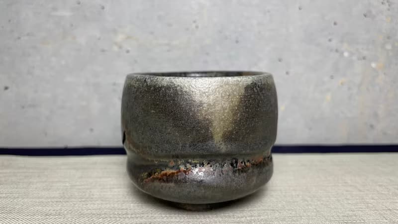 主人杯/柴燒/手工/落灰/火痕/楊博戎