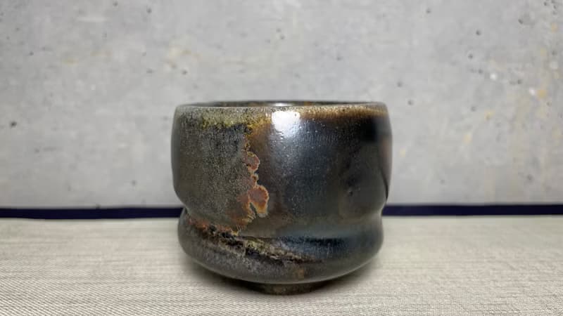 主人杯/柴燒/手工/落灰/火痕/楊博戎