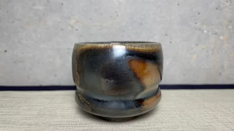 主人杯/柴燒/手工/落灰/火痕/楊博戎