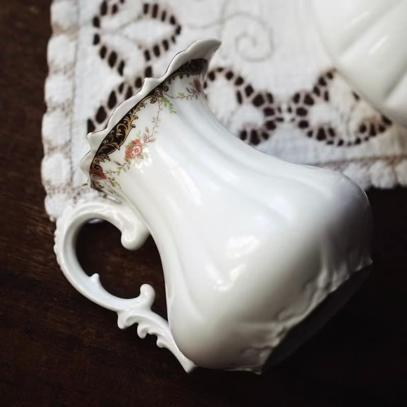 19 世紀法國古董 LIMOGES 茶壺和奶壺套裝