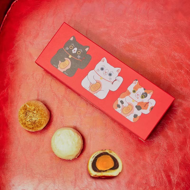 招財貓蛋黃酥三小福 | Tea in Bed x 庇護工場 | 公益月餅 | 中秋