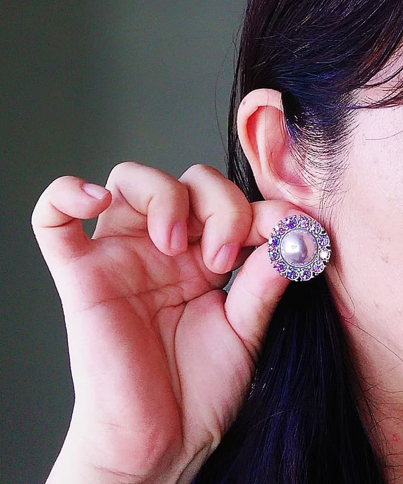 Vintage Jewelry 西洋古董飾品 經典 炫麗 針式耳環