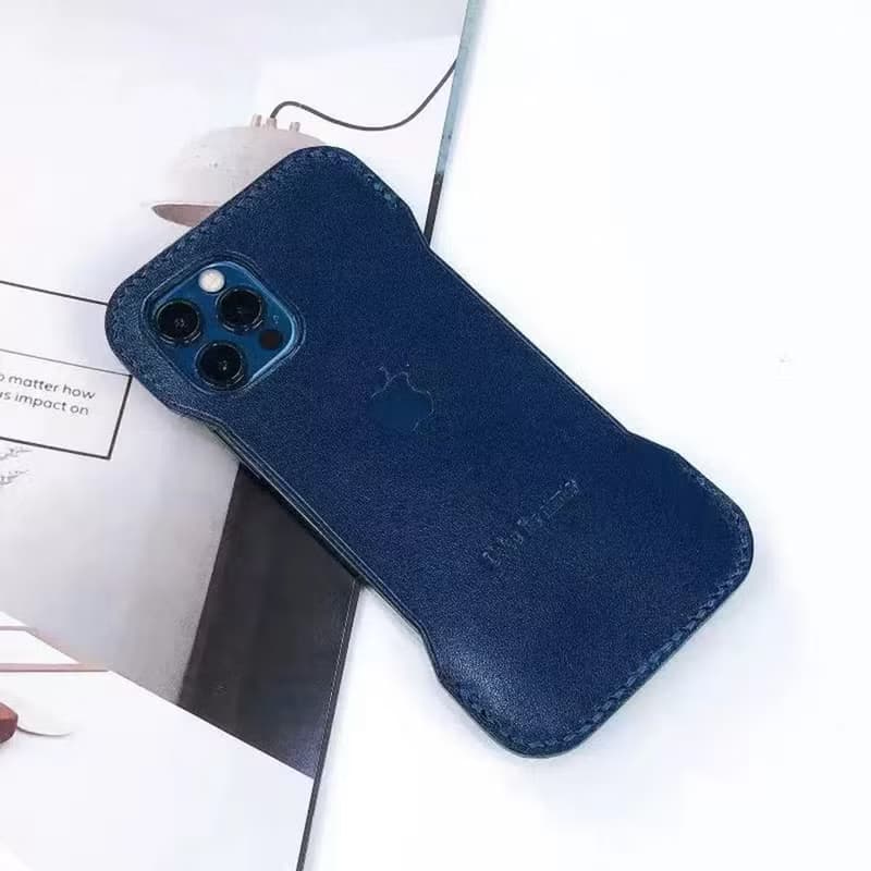 【母親節禮物】iPhone 半包真皮防摔手機殼