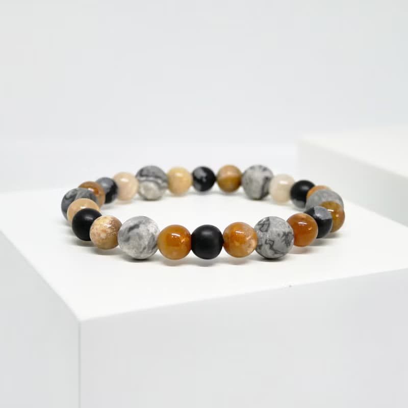 VSNS | 地底世界 - 畢加索石 天然石 街頭 串珠 手環 男女手鍊
