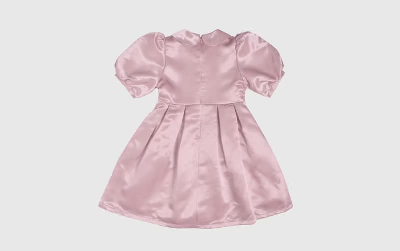 a classic satin dress