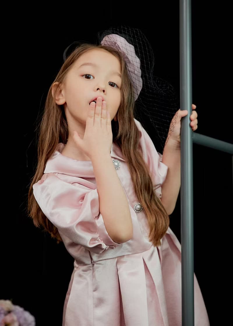 a classic satin dress
