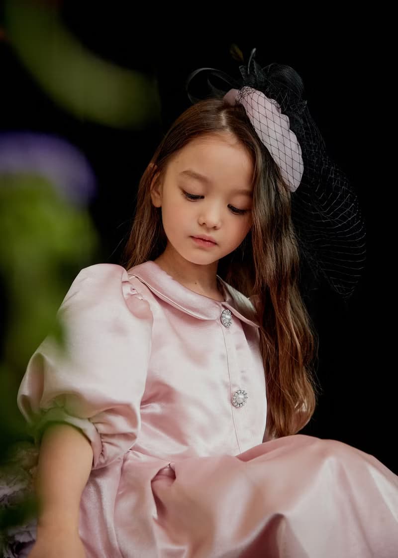 a classic satin dress