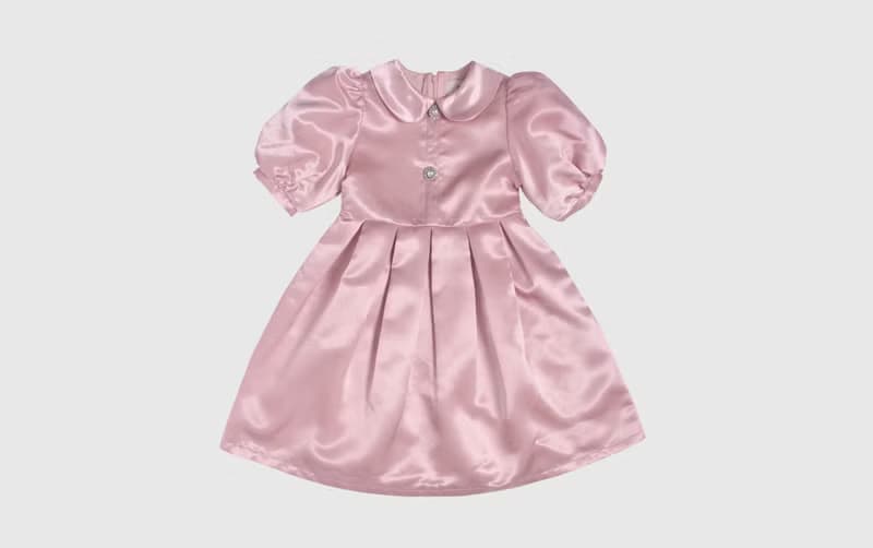 a classic satin dress