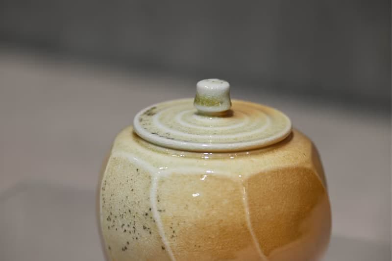 柴燒蓋罐 純瓷 茶倉 【臻麟陶藝】