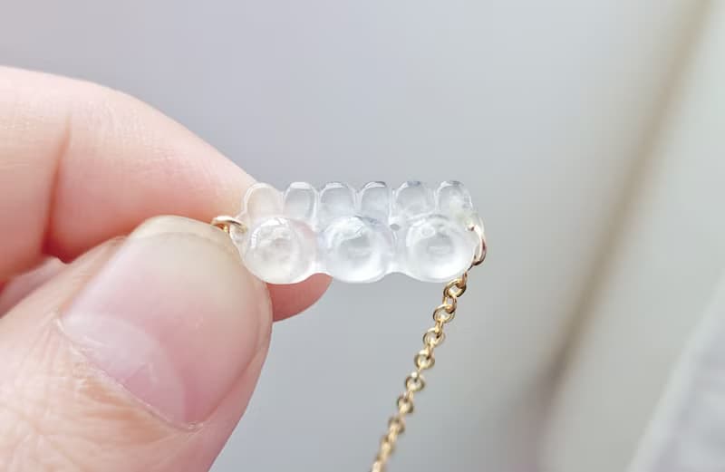 親翠 天然翡翠 高冰玻兔兔們精品鎖骨鏈 | 生肖兔