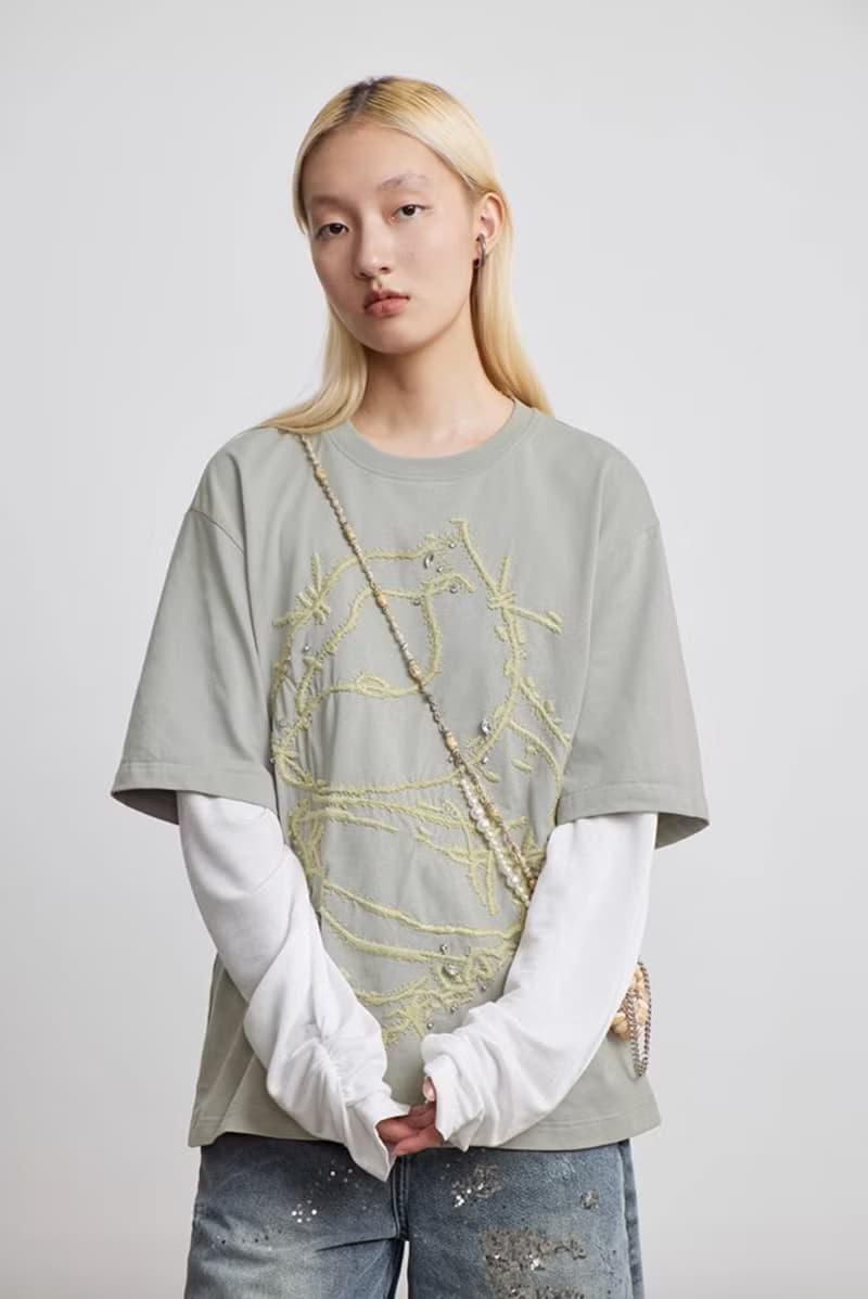 Conch Embroidery Long T-shirt 海螺刺繡長袖T恤