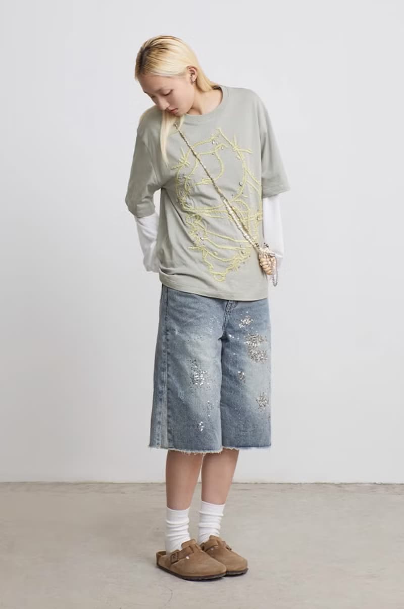 Conch Embroidery Long T-shirt 海螺刺繡長袖T恤