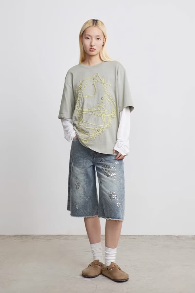 Conch Embroidery Long T-shirt 海螺刺繡長袖T恤