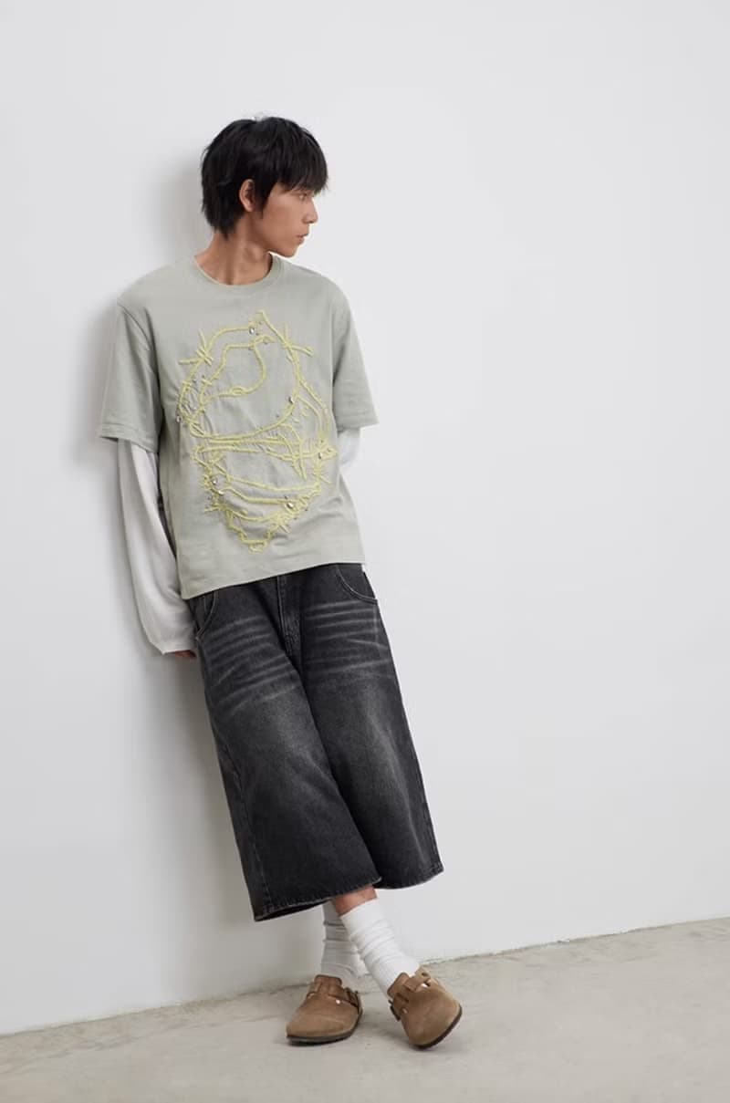 Conch Embroidery Long T-shirt 海螺刺繡長袖T恤