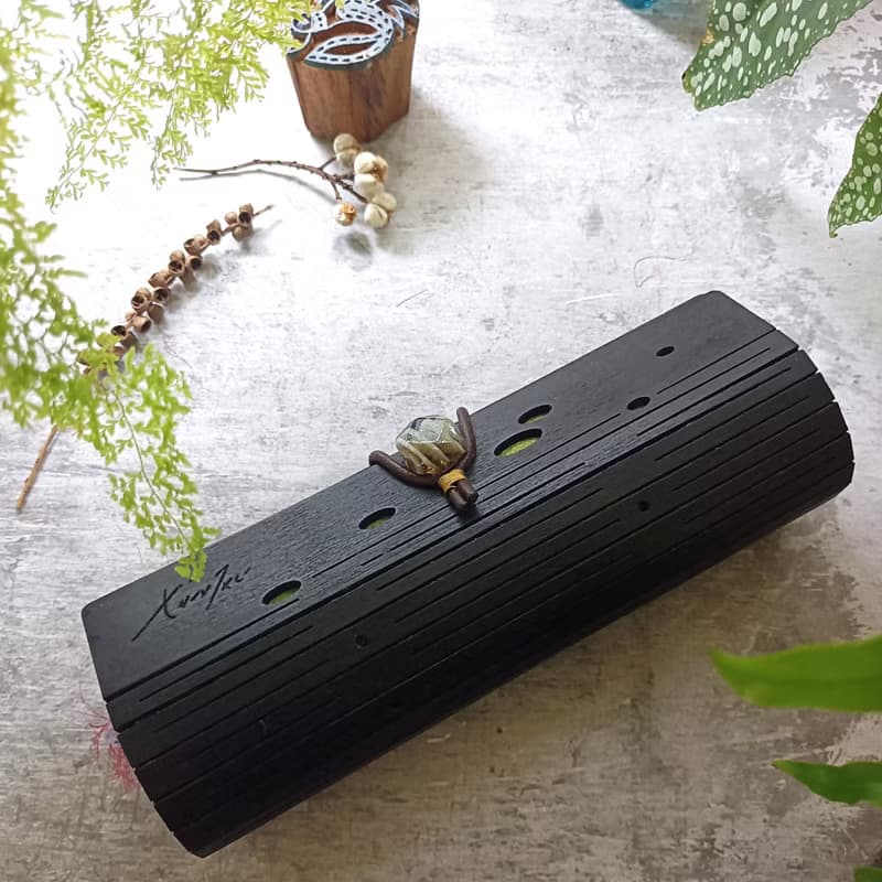 茉樂手盒/C2楊木茉樂綠/專業職人風/泡泡紋/筆盒/眼鏡盒/送禮