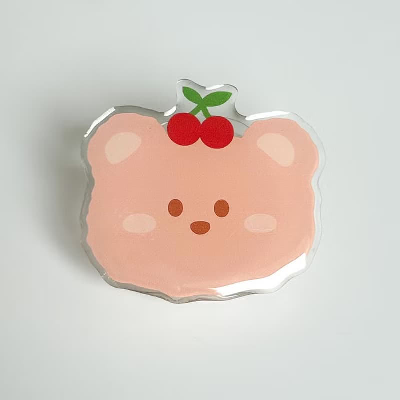 Cherry bear grip smartphone acrylic smart tok