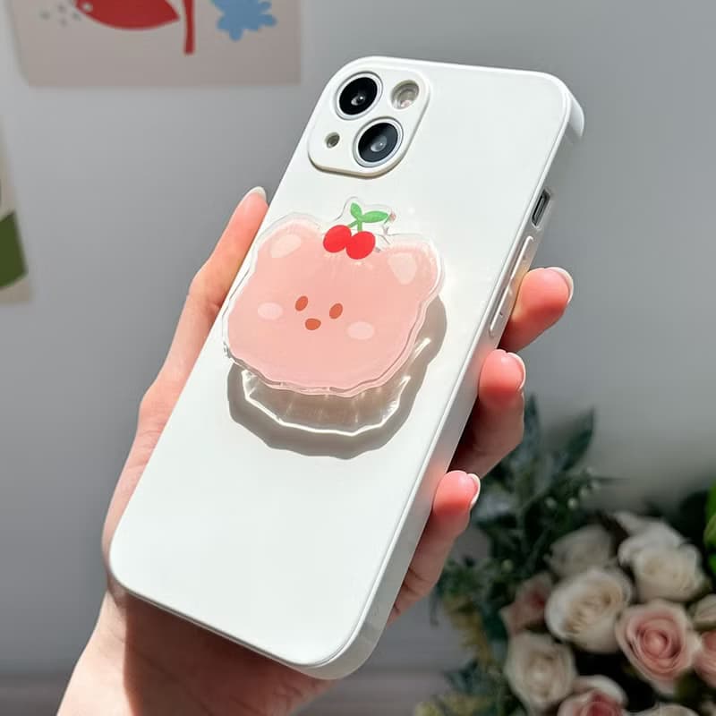 Cherry bear grip smartphone acrylic smart tok