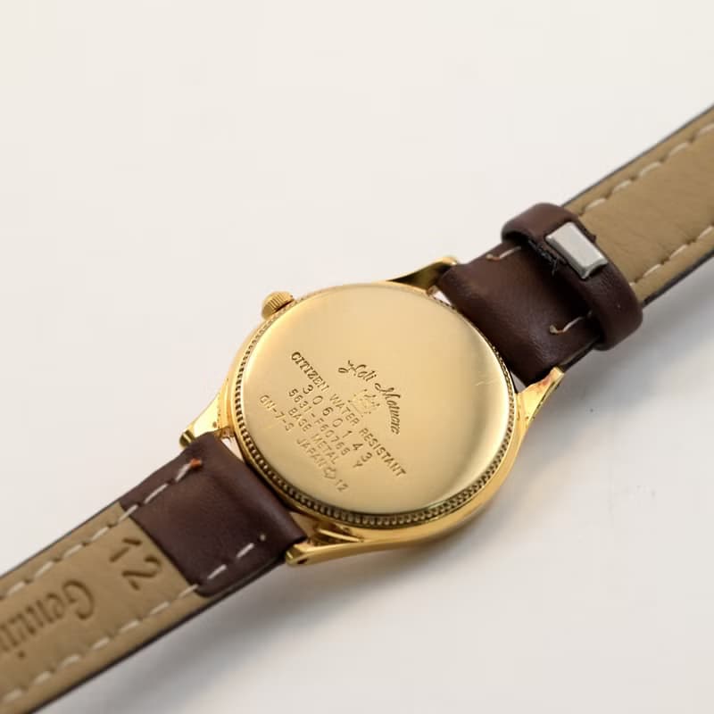 CITIZEN CLUB LA MER レディース腕時計 QUARTZ 24mm Round Shape Beige Dial 手錶 古董錶