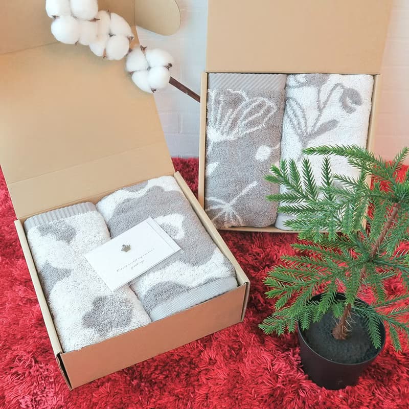 【北歐風】花卉.花開今治毛巾禮盒| 聖誕禮盒|交換禮物|新年禮物