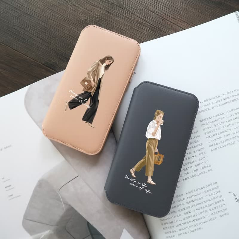 iPhone 11/11max/SE2/12/12mini 歐式迷人風情掀蓋皮革手機殼