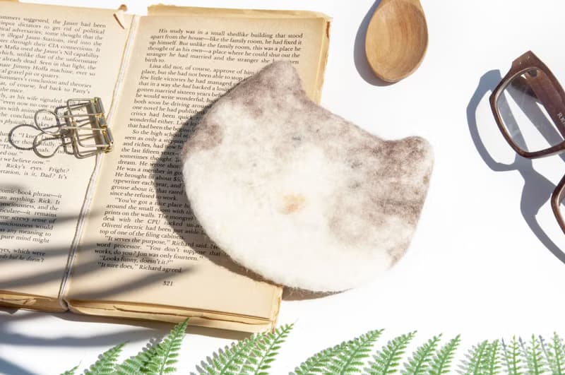 情人節禮物 聖誕交換禮物 森林系羊毛氈杯墊 動物杯墊-貓咪吸水墊