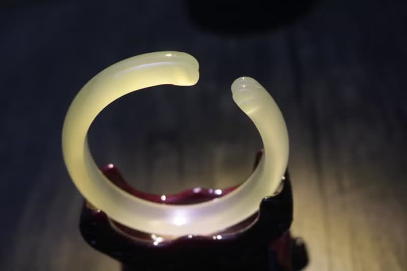 小猫爪高冰種手鐲精緻透亮手環禮盒裝