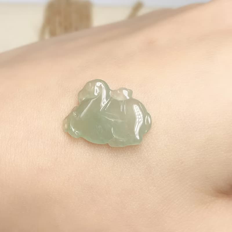 冰種翡翠唐馬 | 天然A貨翡翠 | 送禮