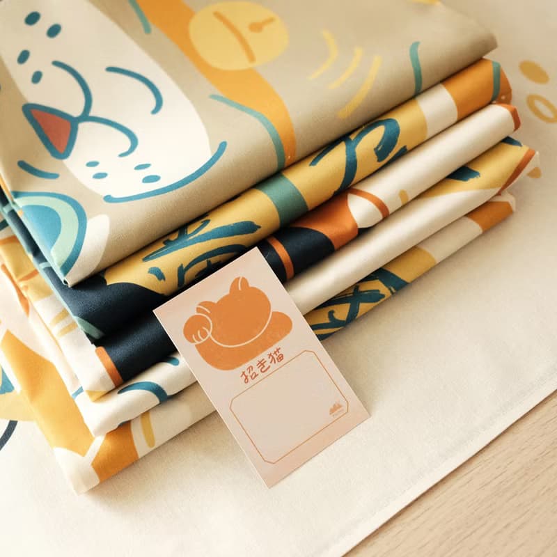 招財貓島民掛布 / 事吉