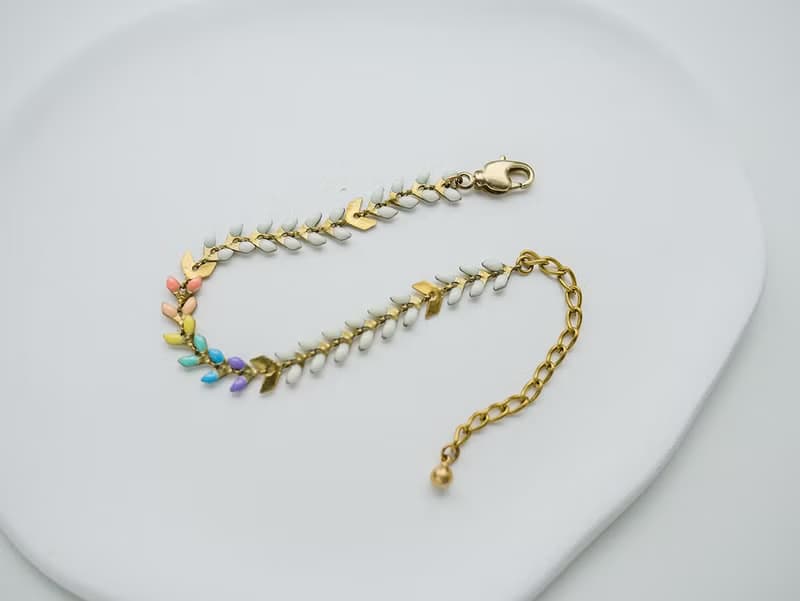 PRIDE 系列 - 白彩虹 * LGBT 遊行 彩虹 黃銅 項鍊 手鍊 戒指