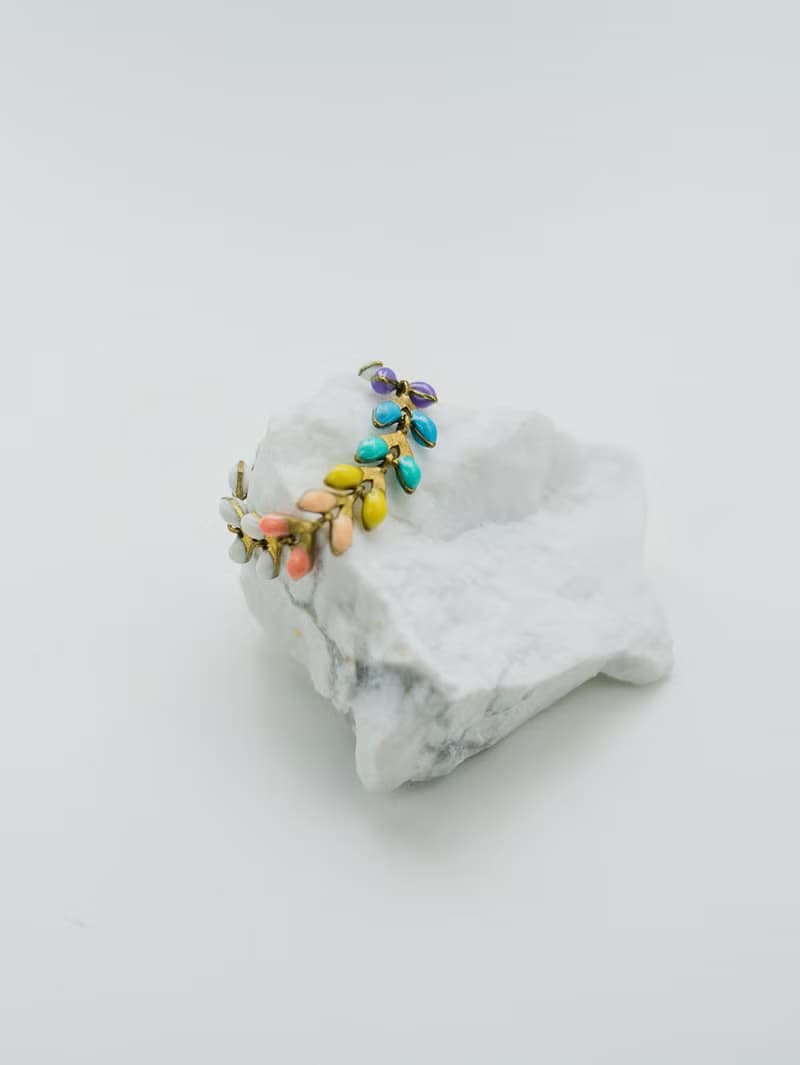 PRIDE 系列 - 白彩虹 * LGBT 遊行 彩虹 黃銅 項鍊 手鍊 戒指