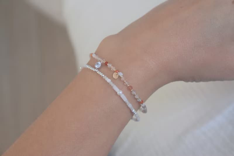 手環 草莓晶 瑪瑙 天然石 - 好消息 -