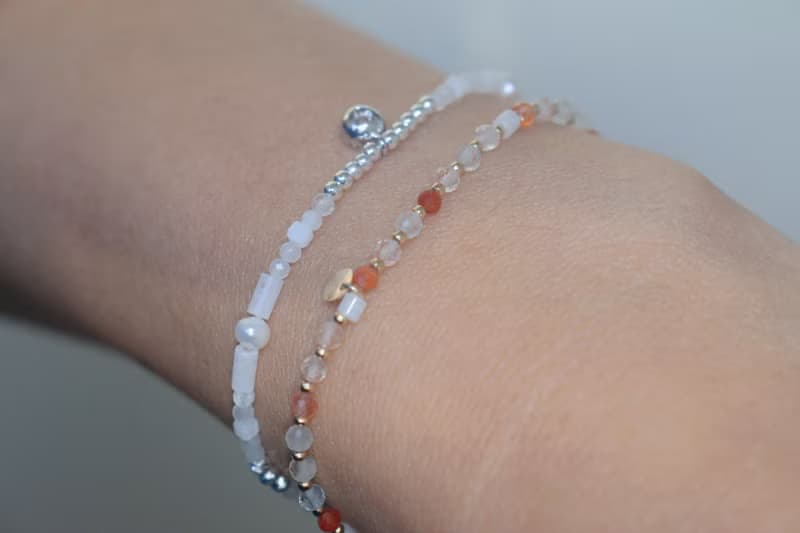 手環 草莓晶 瑪瑙 天然石 - 好消息 -