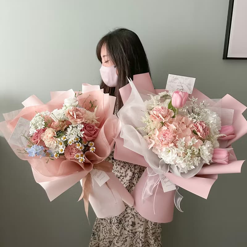 鮮花 / 康乃馨鮮花花束 / 母親節花束