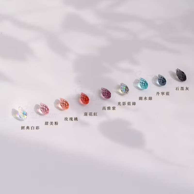 星星精靈水晶耳環 耳夾耳環 水晶耳環 星星耳環 禮物