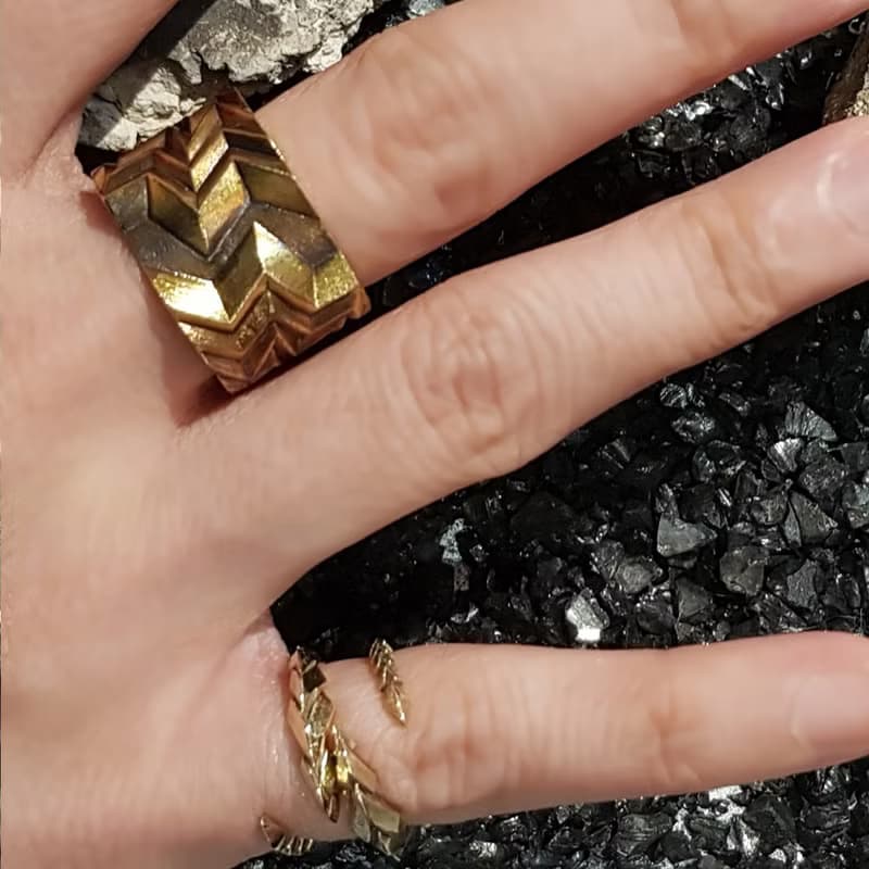 Dragon Scale Ring no Stone