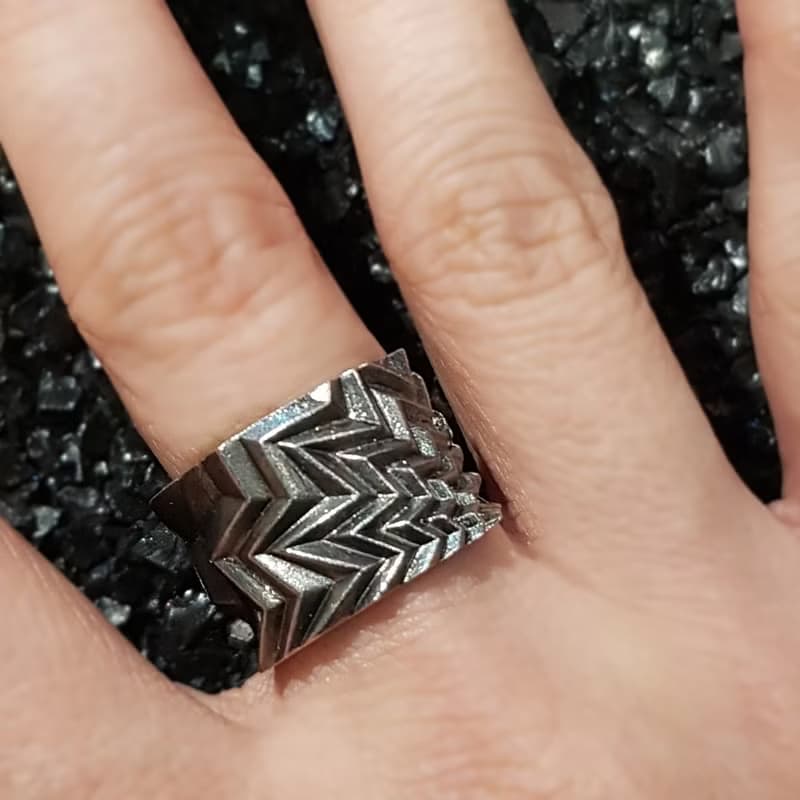 Dragon Scale Ring no Stone