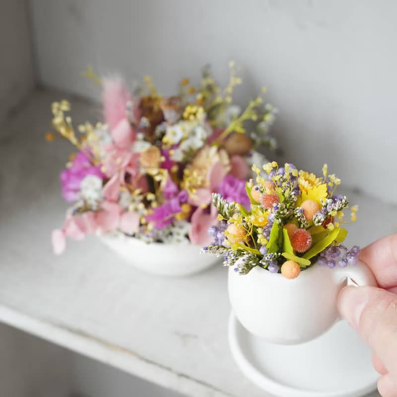 【迷你花杯系列】 享受下午花草茶套組