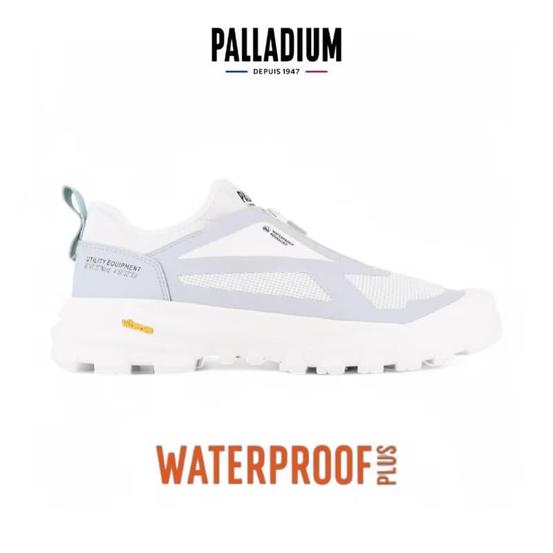 PALLADIUM PALLADIDER AMPHI WPA Vibram拉鍊低筒防水 白 79374