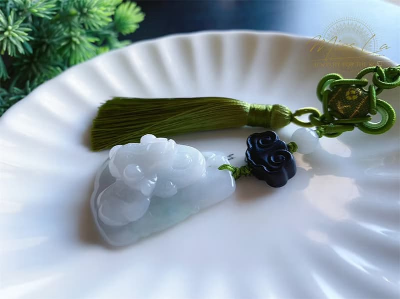 天然緬甸玉 翡翠 富貴如意 三腳金蟾 招財進寶 包掛 禮物