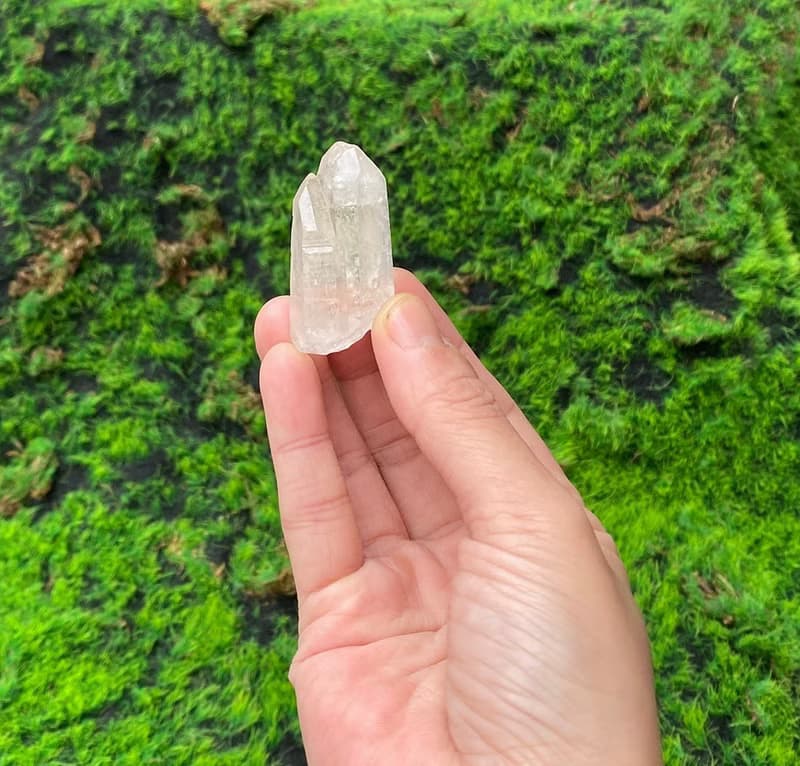 能量擺飾-天然原礦能量雙生白水晶簇  療癒 開運 淨化 快速出貨