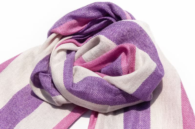 喀什米爾Cashmere 針織圍巾 純羊毛圍巾 手織圍巾 編織圍巾-北歐