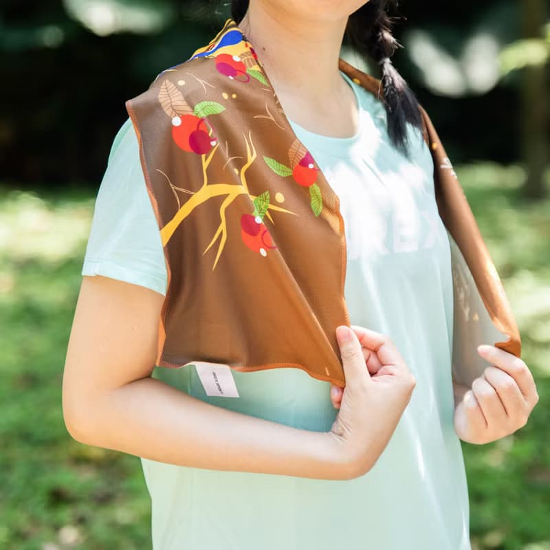 【小創襪】臺灣藍鵲 冰霸巾 青鳥 降溫巾 保育動物 鳥 療癒動物咖