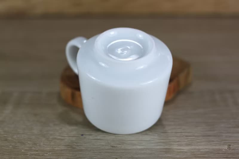 【母親節禮物】80ml 純白 單色 咖啡杯 自然釉小緣杯 台灣製
