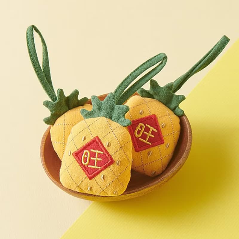 【Pinkoi限量】喜慶綜合款醫療口罩5入裝X2包/盒+手工立體吊飾x1