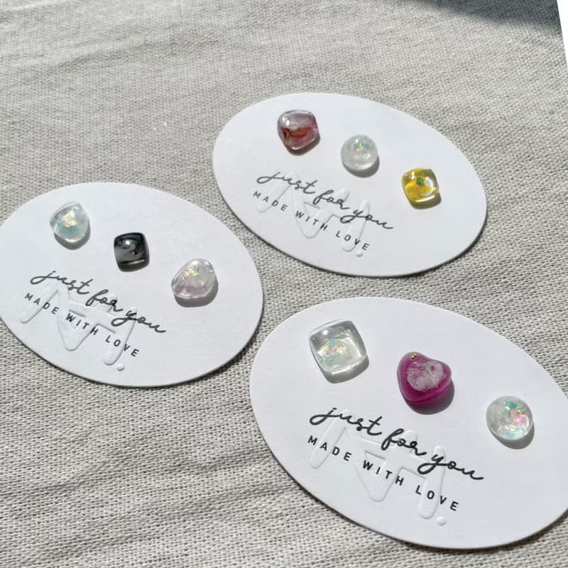 TeenyTinyCraft | 粒粒石•透幻1-3 手工耳骨夾/耳飾/戒指
