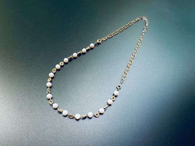 18K金/14K注金 天然淡水珍珠項鍊手鍊 獨立原創設計多種配戴方