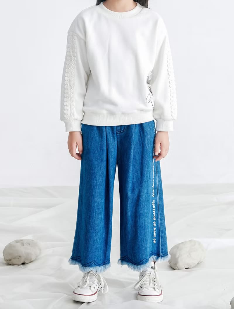 BIR童裝 | 九分牛仔寬褲